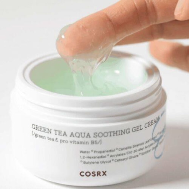 Gel dưỡng/ kem dưỡng ẩm và phục hồi Cosrx Green Tea Aqua Soothing Gel Cream