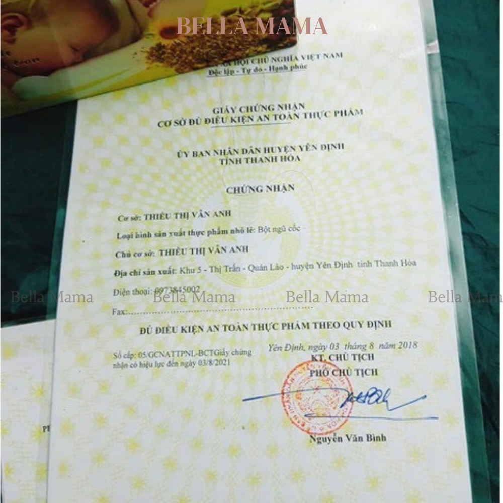 Ngũ Cốc Lợi Sữa Lạc Lạc Cho Mẹ Sau Sinh 600gram/30 Gói Bella Mama Phân Phối Chính Hãng