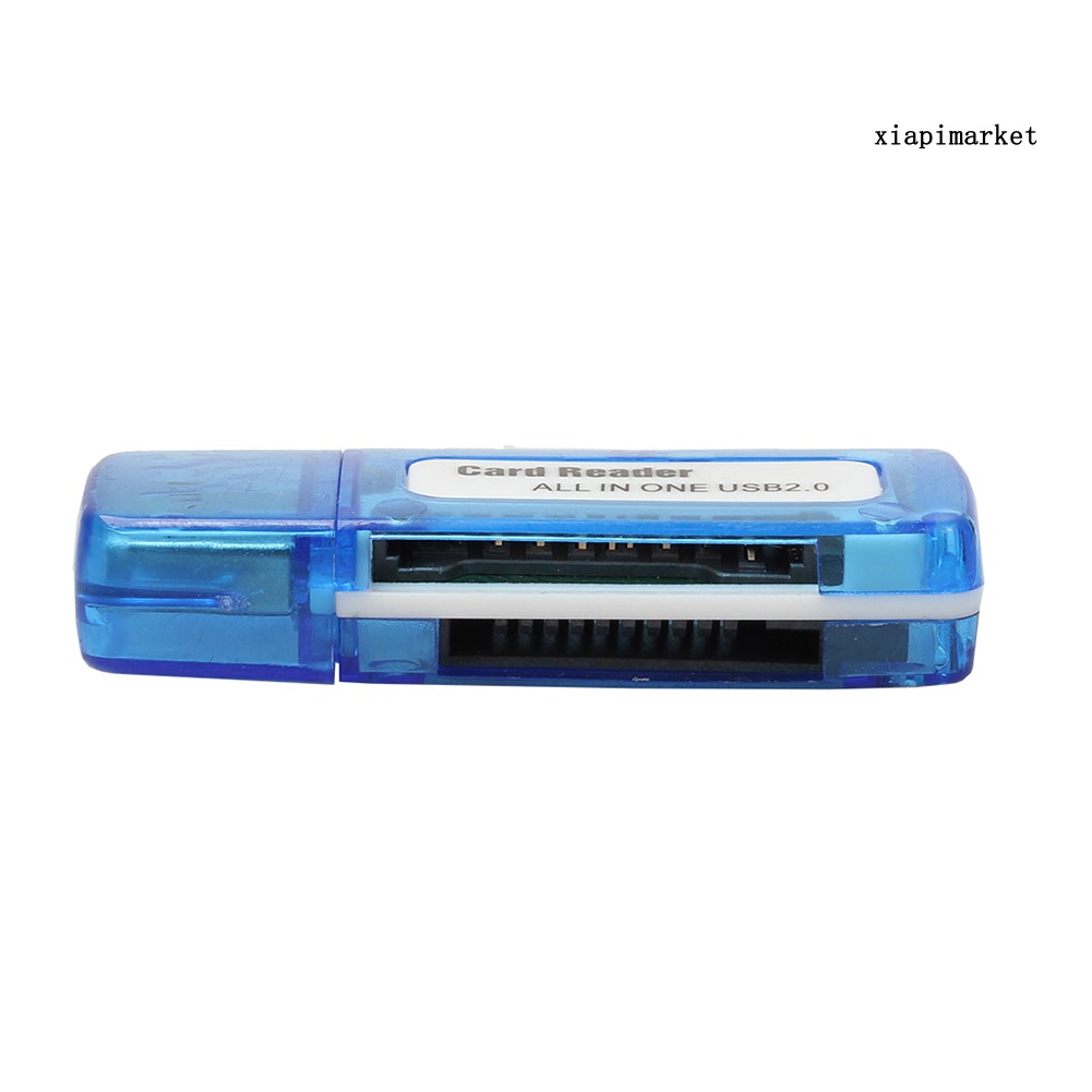 1 Đầu Đọc Thẻ Nhớ Usb 2.0 4 Trong 1 Cho M2 Sd Sdhc Dv Micro Sd Tf