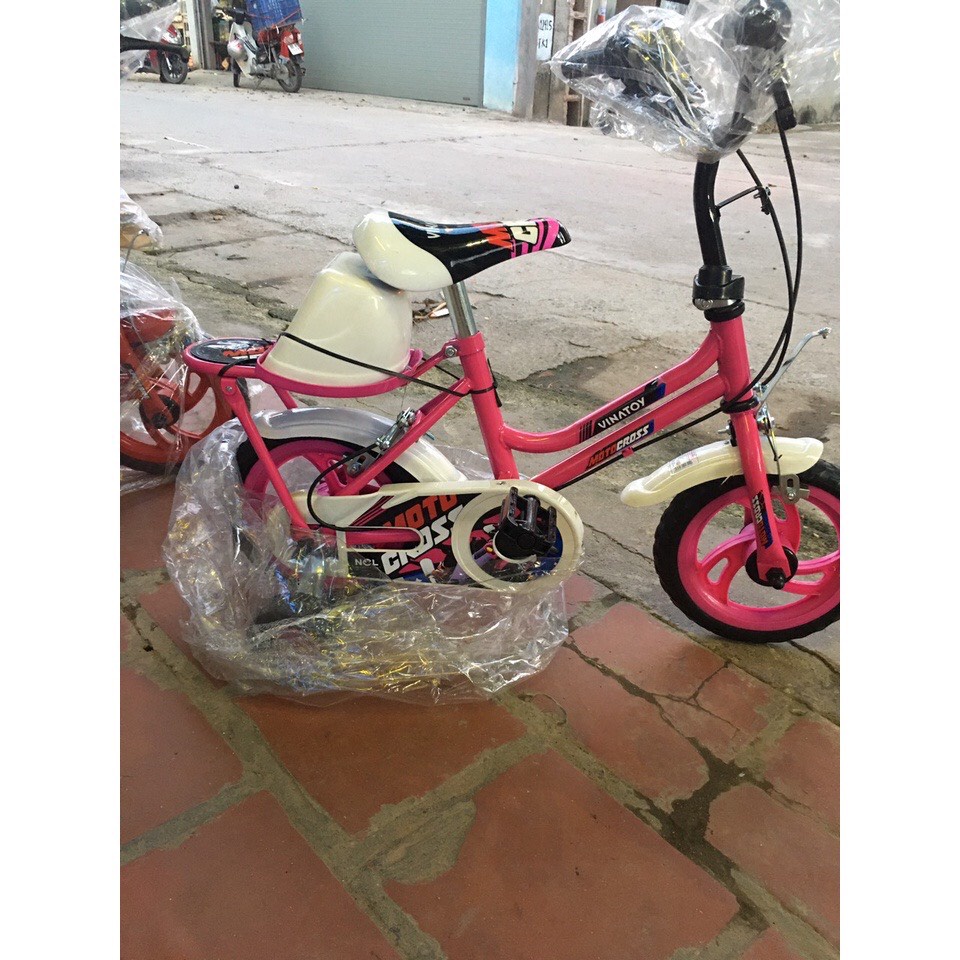 Xe đạp trẻ em 12inch hàng nhựa chợ lớn