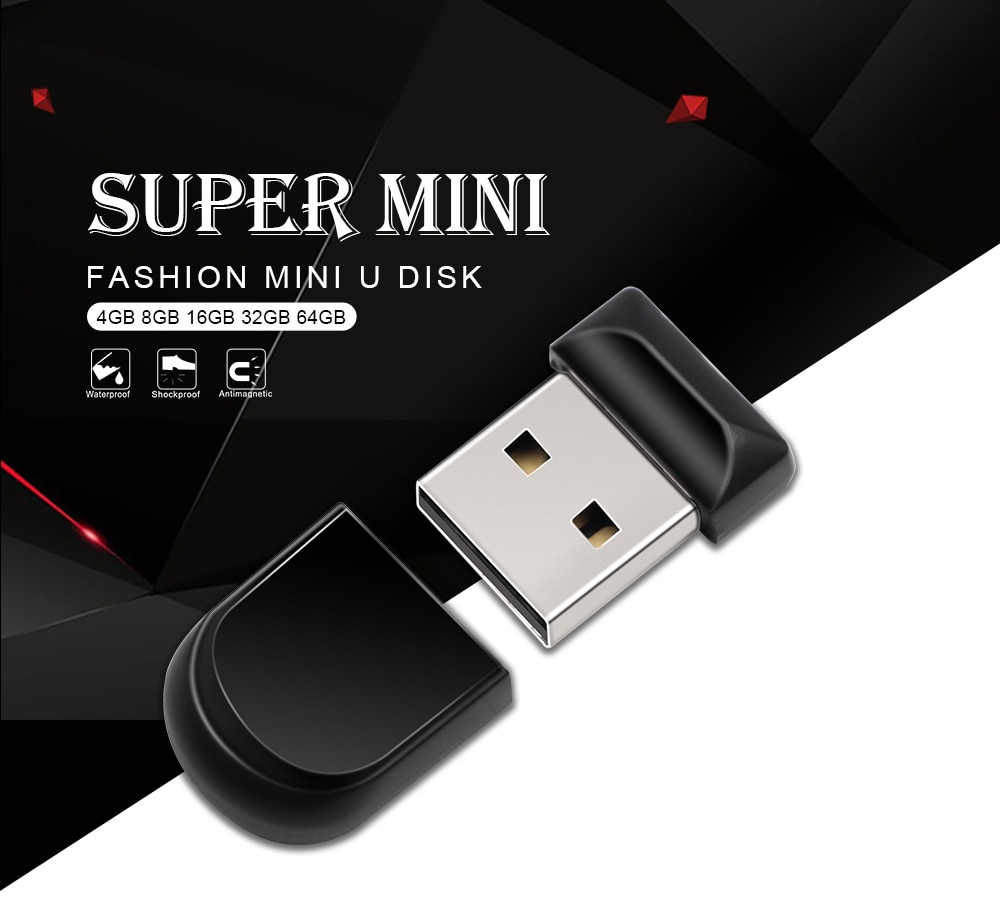 USB 3.0 8GB 16GB 32GB 64GB 256GB 1TB 2TB Super mini black Flash Drive 64GB 128GB Stick Ổ bút Usb Stick đĩa U nhỏ quà tặng tốt nhất