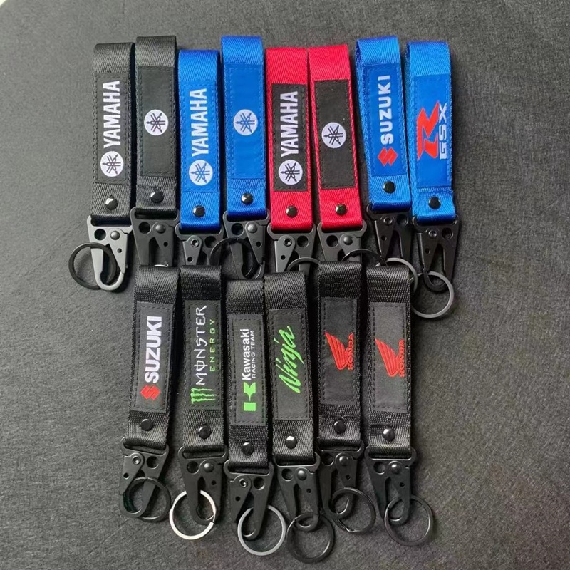 Móc Chìa Khóa Thêu Họa Tiết Đại Bàng Thời Trang Dùng Làm Quà Tặng Cho Yamaha Suzuki Honda Kawasaki