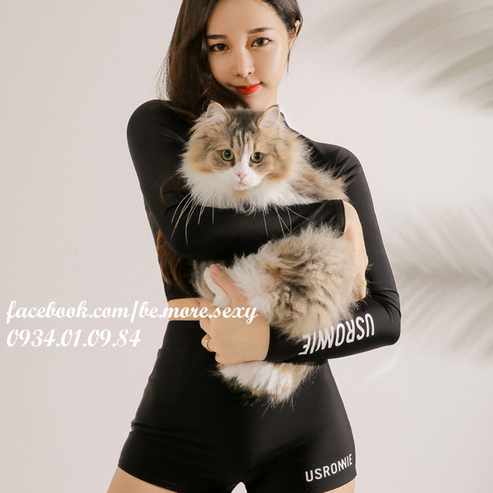 Đồ bơi dài tay Hàn Quốc croptop USRONNIE | BigBuy360 - bigbuy360.vn