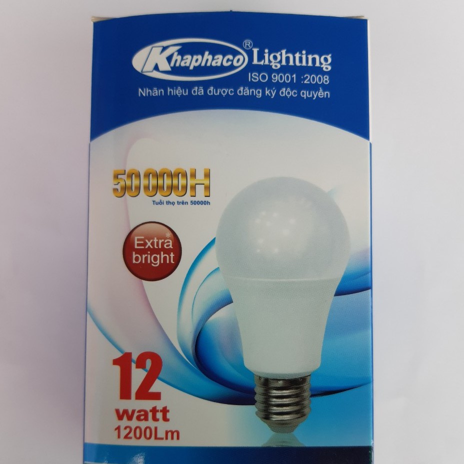 Bóng đèn tròn bulb led KhaiPhat 5W, 7W, 9W, 12W ánh sáng vàng