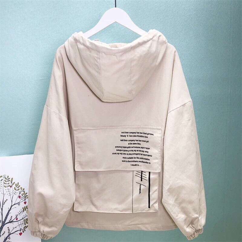 [Mã WASKT304 giảm 15% tối đa 30K đơn 99K] Áo khoác kaki túi hộp unisex form rộng Túi Hộp Sau nam nữ ulzzang Wind | BigBuy360 - bigbuy360.vn