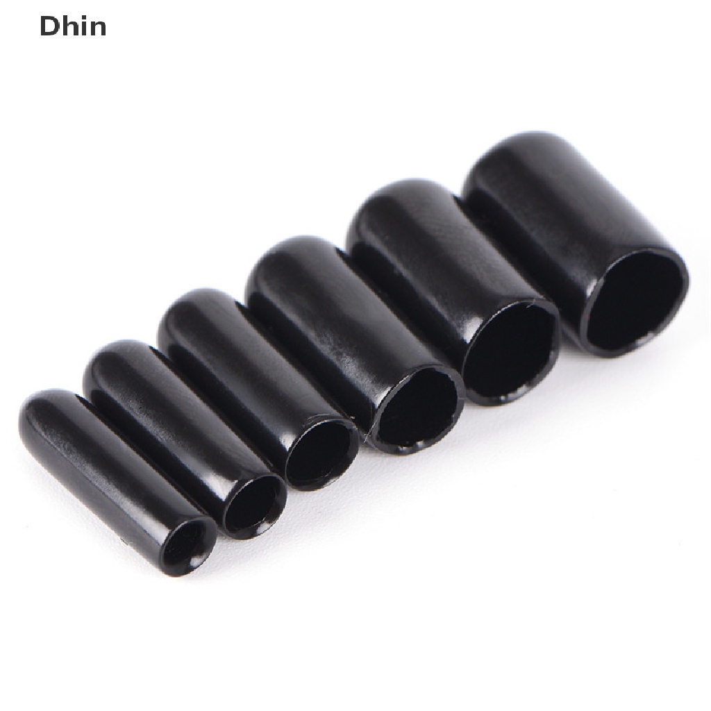 Set 10 Nắp Cao Su Màu Đen 3 / 4 / 5 / 6 / 7 / 8MM Cố Định Diều