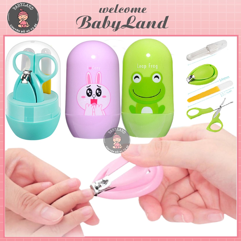 Bộ dụng cụ bấm móng tay đa năng cho bé gồm 4 chi tiết BABYLAND