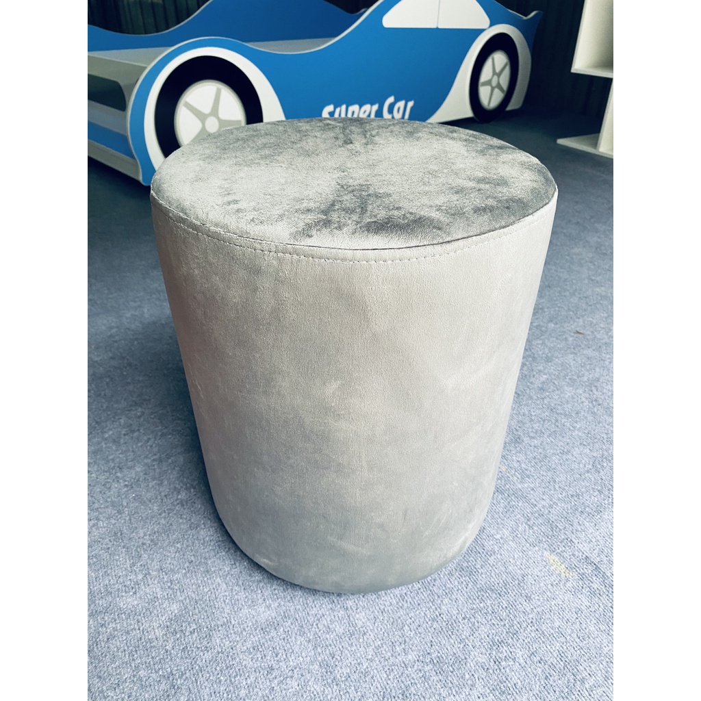 Đôn Ghế Bàn Trang Điểm bằng nỉ, đôn phòng khách,quán cắt tóc, spa, đôn trang trí .