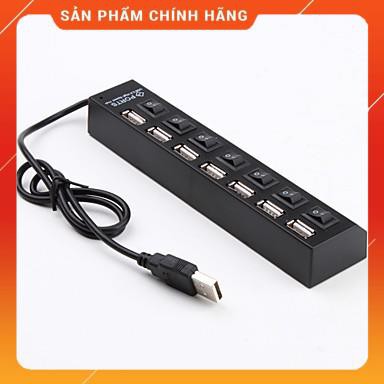 Bộ chia Hub USB 2.0 7 cổng công tắc dailyphukien