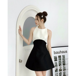 Đầm dự tiệc xòe nơ sau