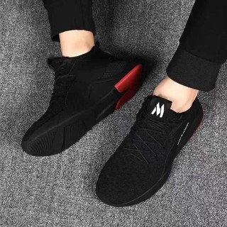 Giày Sneaker nam full đen lịch lãm 132