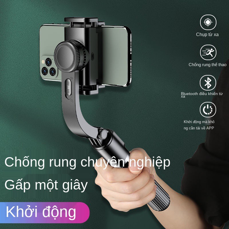 bộ ổn định điện thoại di động chống rung gimbal cầm tay chụp ảnh tạo tác chân máy đa năng gậy tự sướng phát trực tiếp