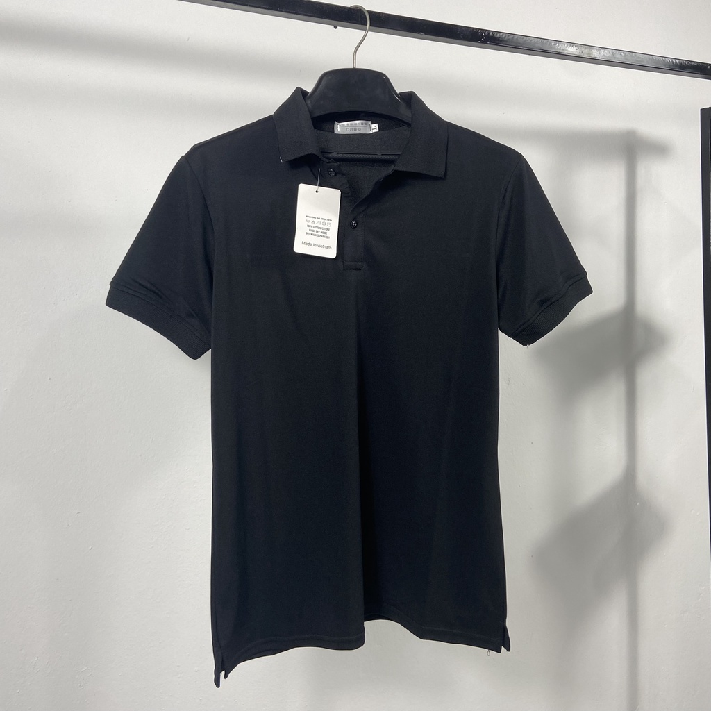 Áo cộc tay nam có cổ, áo thun nam cổ bẻ vải cá sấu cotton lạnh co dãn 4 chiều