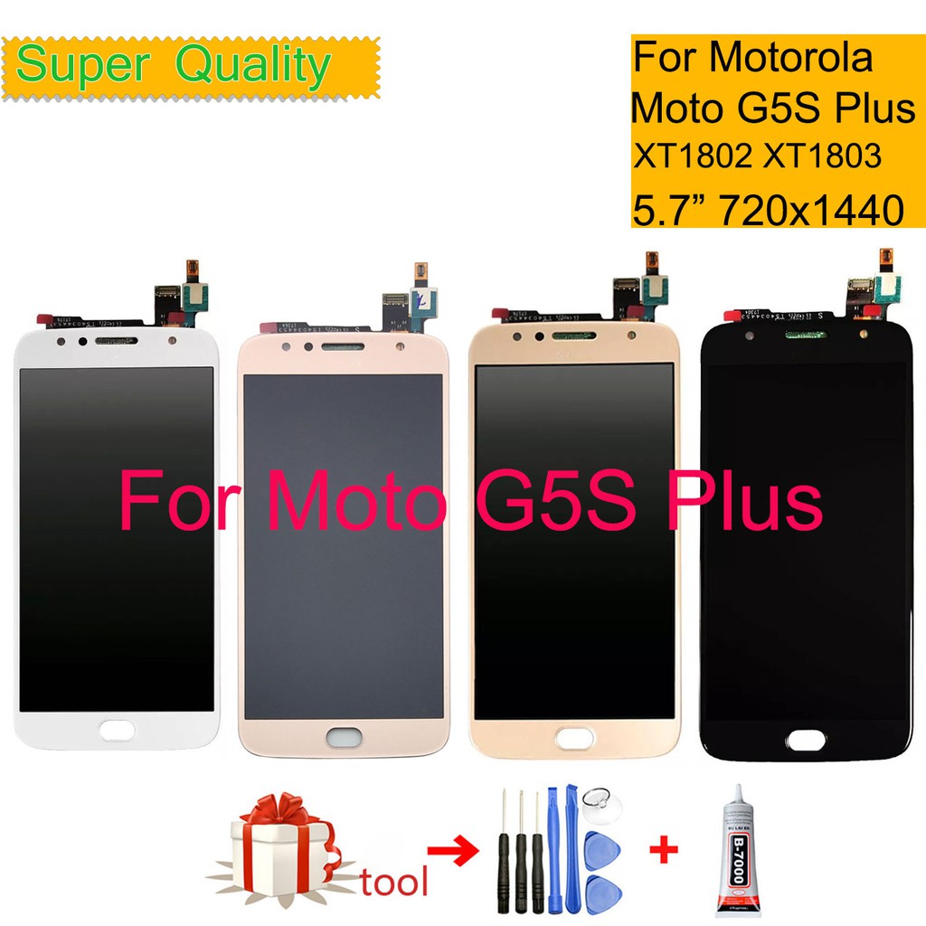 Màn Hình Cảm Ứng Lcd Thay Thế Cho Motorola Moto G5s Plus Xt1802 Xt1803 Xt1805 Xt1086