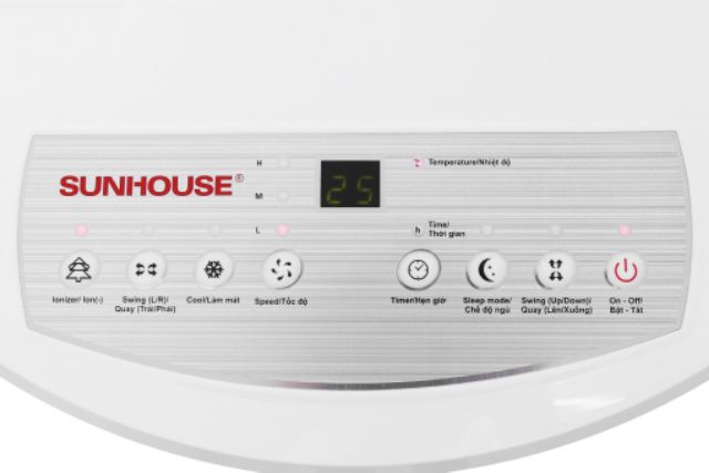 quạt điều hòa sunhouse shd7723