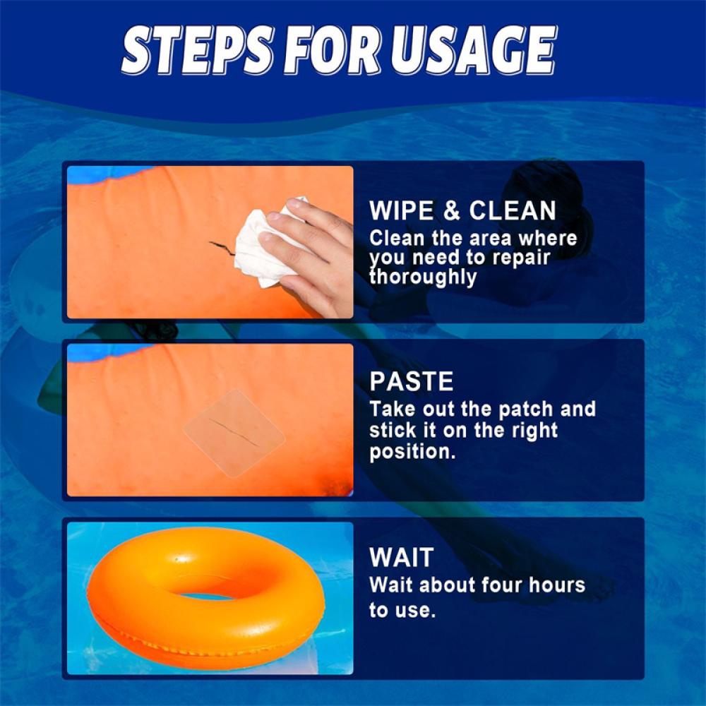 Bộ 10 / 20 / 30 Miếng Dán PVC Vá Phao Bơi Đồ Chơi J5M4