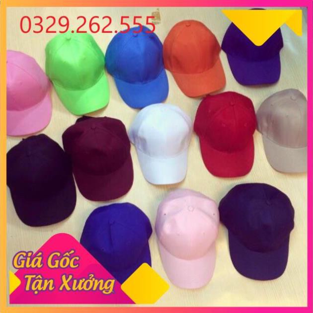 (Sale Khủng) Mũ Lưỡi Trai Thời Trang Đủ Mầu