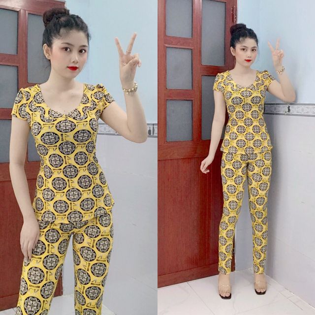 XÃ HÀNG ĐỒ BỘ THUN DÀI NHIỀU BÔNG NHIỀU MẪU