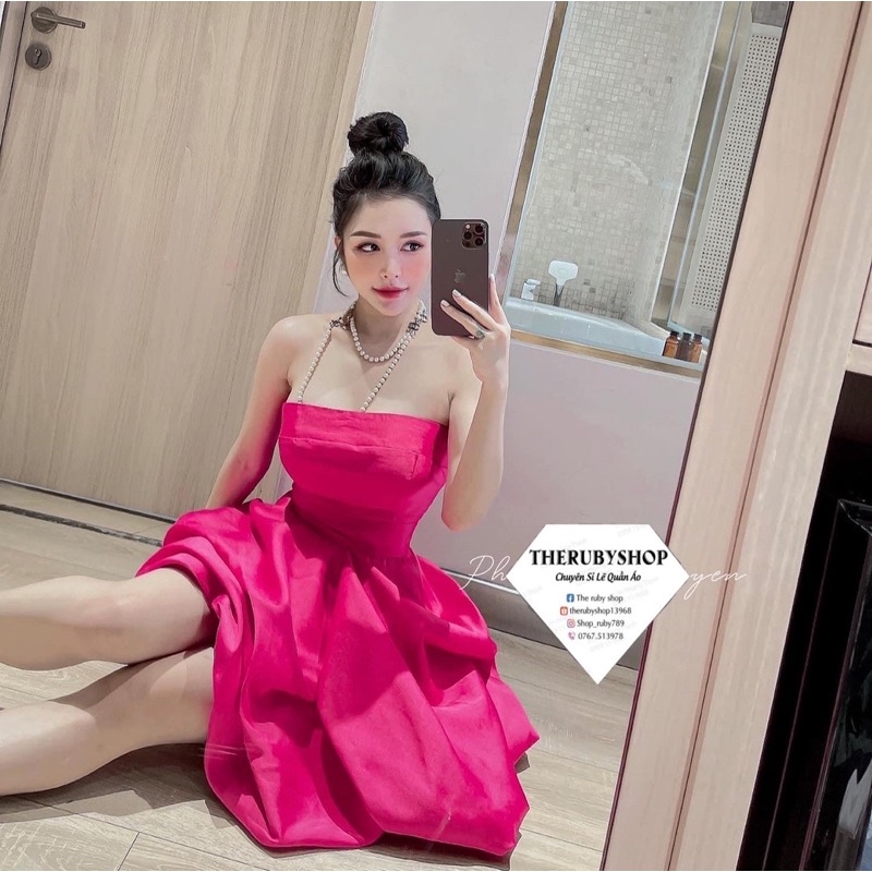 Đầm công chúa ngọc trinh xoè phồng