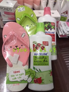 Sữa tắm Hazeline 670g ( hết tănng dép)