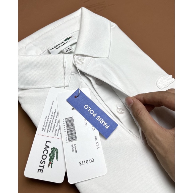 Áo Thun Nam POLO Hãng LC Phiên Bản Paris Cổ Đức Vải Pique Cotton 100% Thấm Hút Tốt,Chống Xù Full phụ kiện chính hãng F75