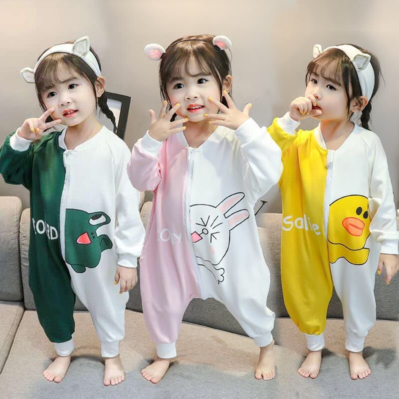 Bộ Đồ Ngủ Liền Thân Đáng Yêu Cho Bé 2-3 - 4 Tuổi