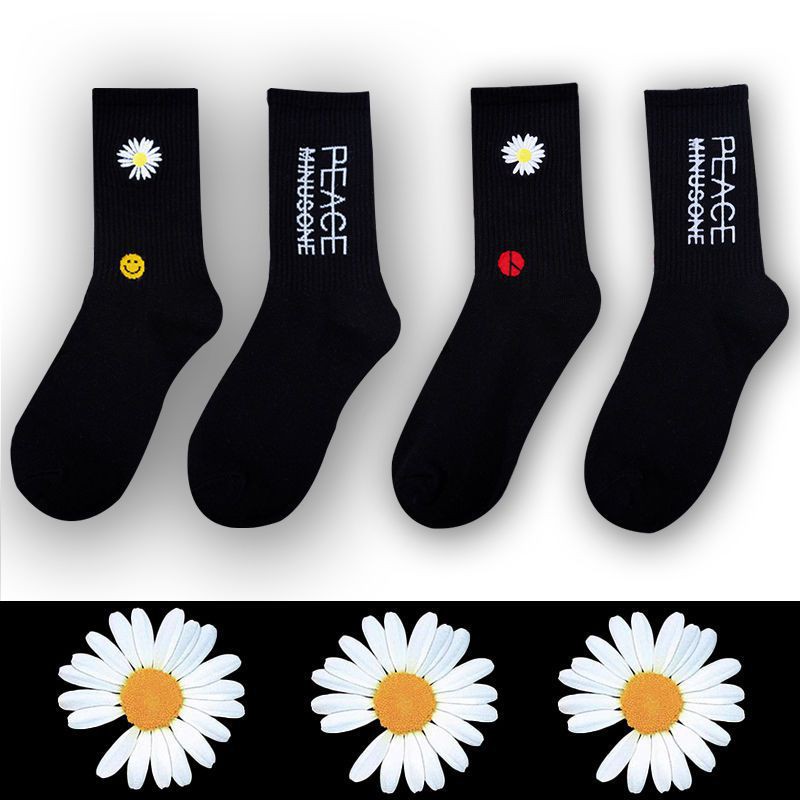 Tất Vớ Unisex Hoa Cúc Daisy GD Peaceminusone VIP GDragon