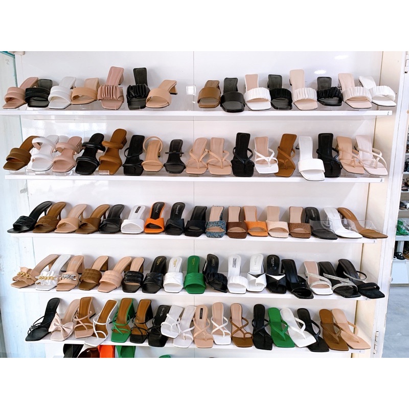 HÀNG NGẪU NHIÊN SOBINAA - DÉP BỆT GUỐC CAO GÓT GIÀY SANDAL CAO GÓT MẶT HÀNG GIAO NGẪU NHIÊN - GIÀY LIVE 99k