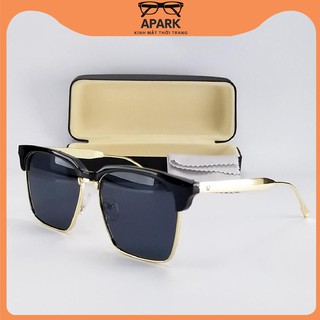 KÍNH MÁT NAM NỮ V VUÔNG HÀN QUỐC GỌNG SẮT KIM LOẠI THỜI TRANG CAO CẤP HOT TREND HOT - APARK AP03