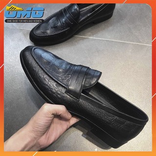 Giày tây nam mã d09- màu đen- xuất dư- da thật