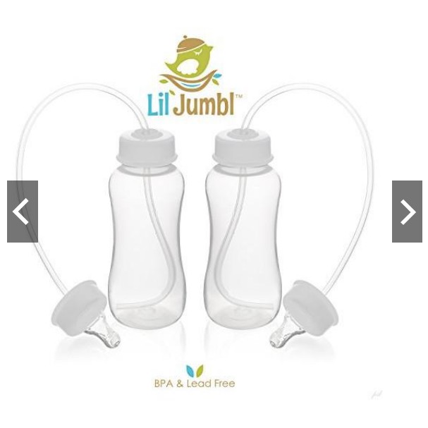 Bình Sữa Rảnh Tay Lil Jumbl Mỹ 300ml