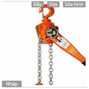 Pa lăng xích lắc tay Nitto 0,75T-1.5M