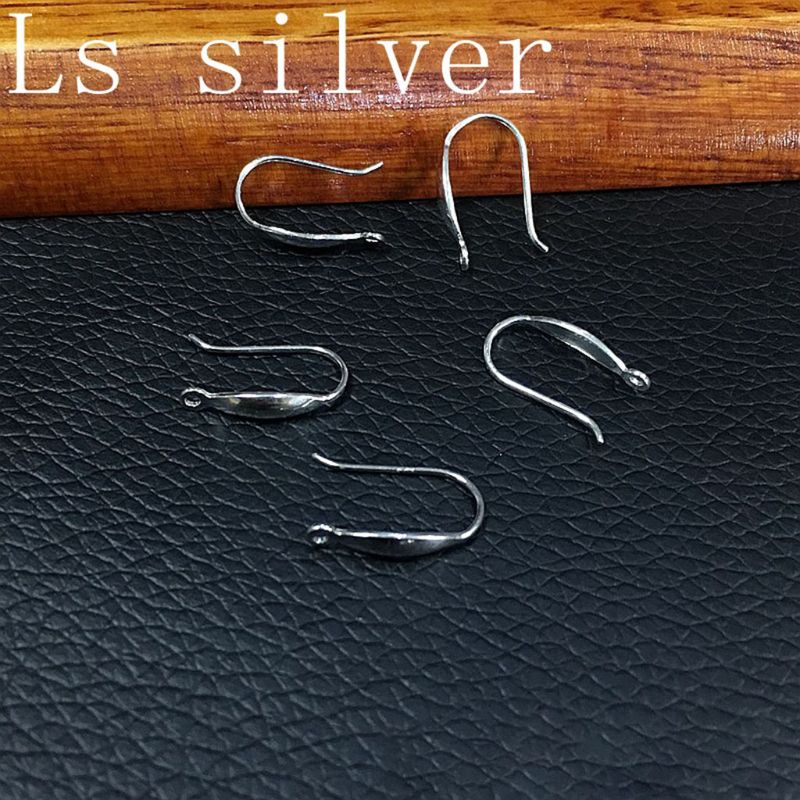 Sa 1 Cặp Bông Tai Móc Câu Hình Móc Câu Cá Màu Bạc Không Gây Dị Ứng