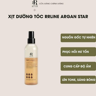 Xịt dưỡng 2 lớp dưỡng ẩm và phục hồi tóc Rrline Argan Leave in Conditioner