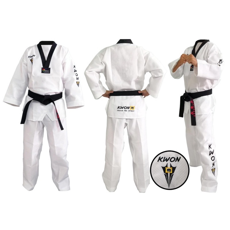 Võ phục Taekwondo SIÊU NGẦU. Tặng kèm móc khóa Taekwondo Cute