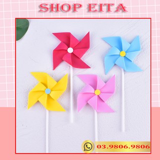 Cối xay gió trang trí bánh kem, trang trí bánh sinh nhật