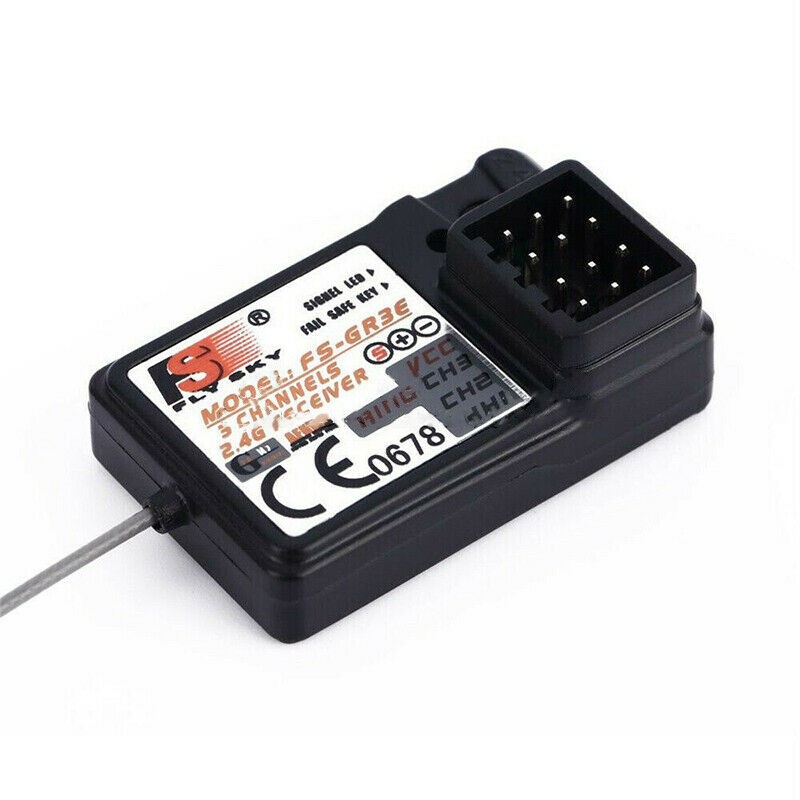 Colorfulswallowfly FS-GR3E Flysky Upgraded 3 Channel 2.4G Receiver GT3B GR3C Fr RC Car Truck Boat CSF