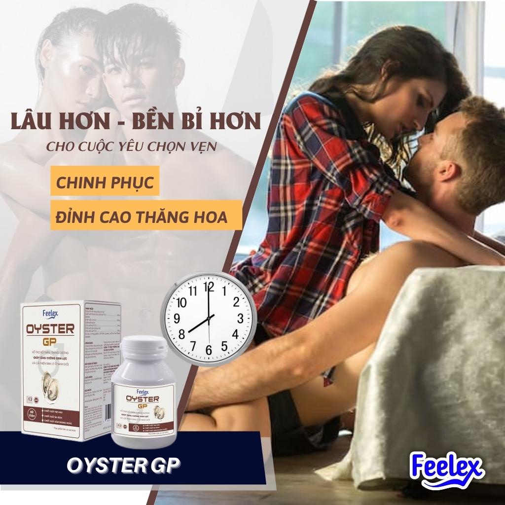 Tinh chất hàu biển feelex oyster gp tăng cường sinh lý nam giới hộp 60v - ảnh sản phẩm 8