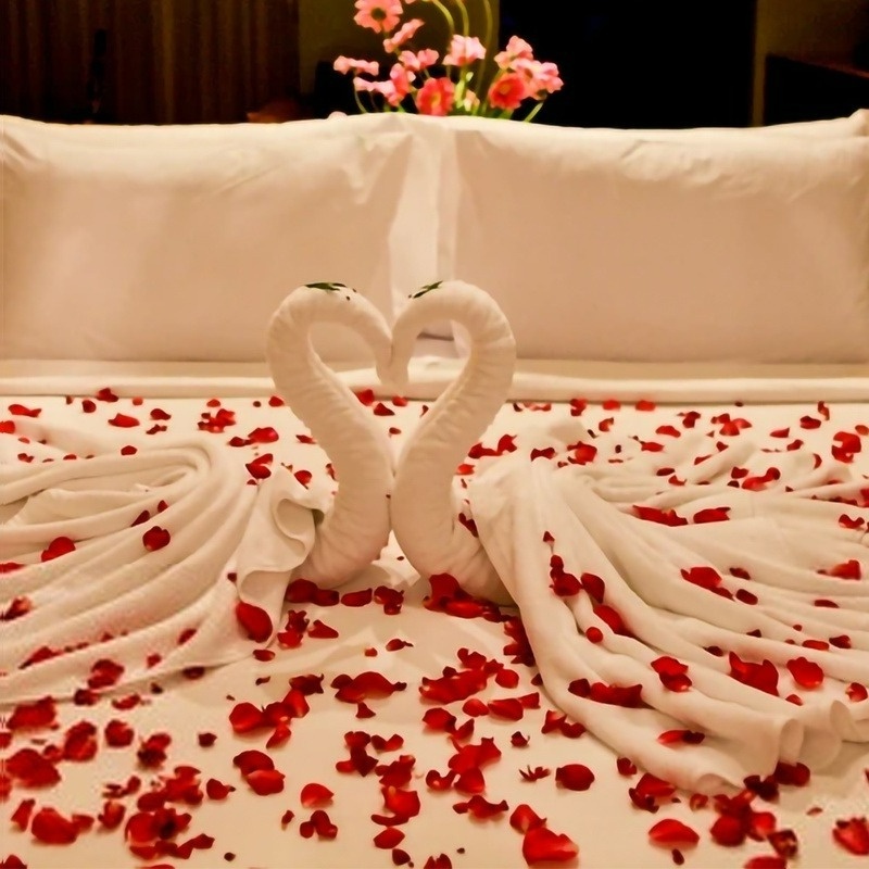 Gói 100 Cánh Hoa Hồng Nhân Tạo Bằng Lụa Nhiều Màu Lấp Lánh Trang Trí Nhà Cửa/Sự Kiện Đa Năng