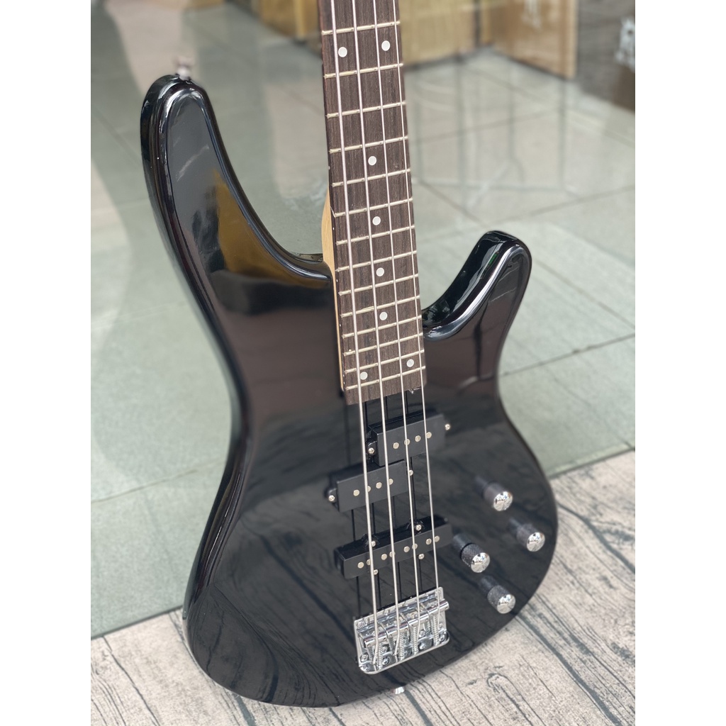 Guitar bass điện Dallas DL-B3 màu đỏ, đen