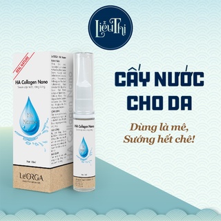 Serum Siêu Cấp Ẩm HA Collagen Nano - Cấy Nước Cho Làn Da Khô, Căng Bóng, Trẻ Hoá Da Le'Orga 10ml