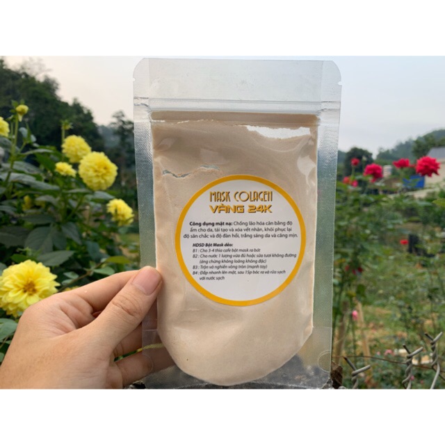 mặt nạ colagen vàng 100gram sản phẩm hanmade