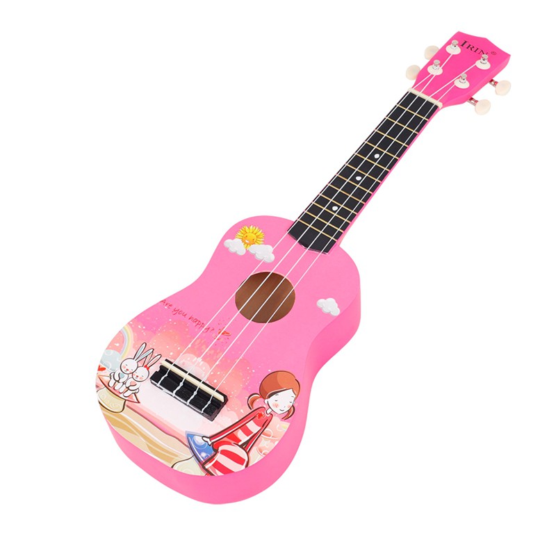 IRIN Đàn Ukulele 4 Dây 21 Inch Màu Hồng