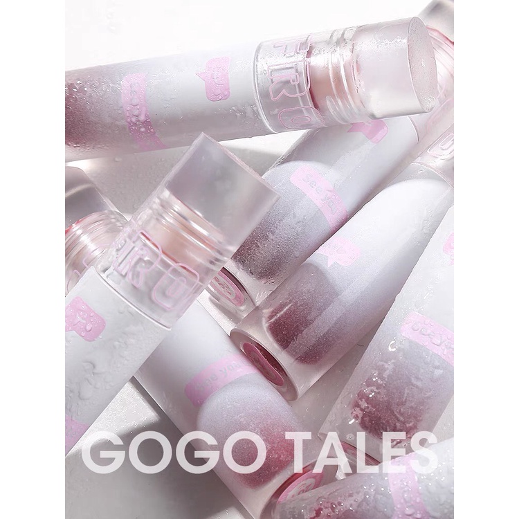 Son Kem Lì Gogo Tales Water-Sensing Bare Mist Lip Glaze 8 Màu GT286 Nội Địa Trung