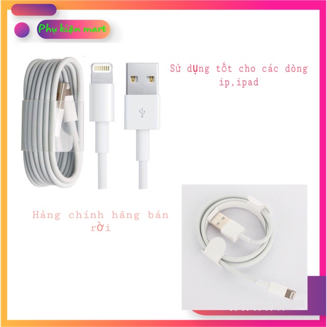 Cáp sạc Ip,IPad foxcom 5ic