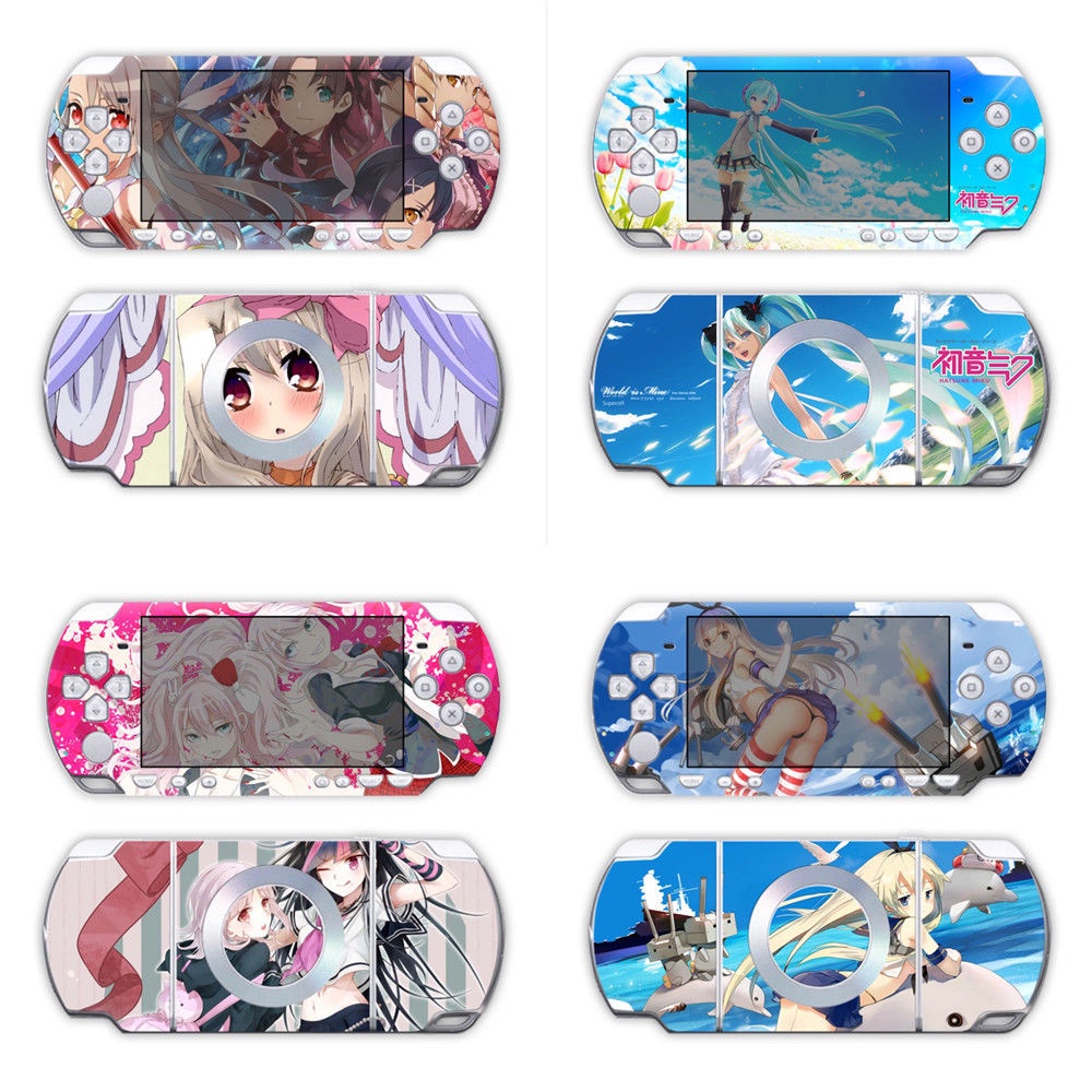 2000 3000 PSP Muhe GO Cầm Tay Miếng Dán Bảo Vệ Đau Phim Hatsune One Piece Beauty MUXI pxc6