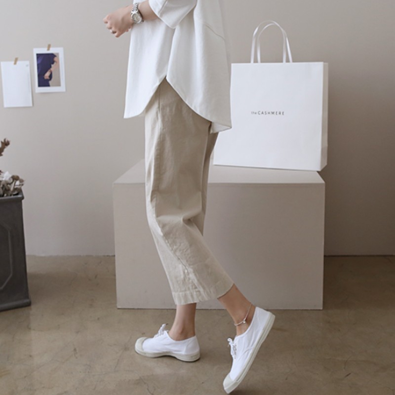 Quần ống rộng kiểu dáng thoải mái trẻ trung dành cho nữ | BigBuy360 - bigbuy360.vn