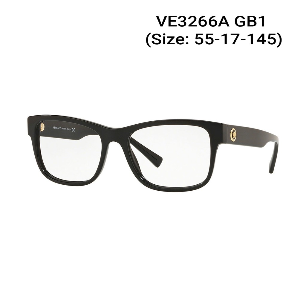 Gọng kính chính hãng Versace VE3266A GB1 màu sắc thời trang, thiết kế dễ đeo bảo vệ mắt