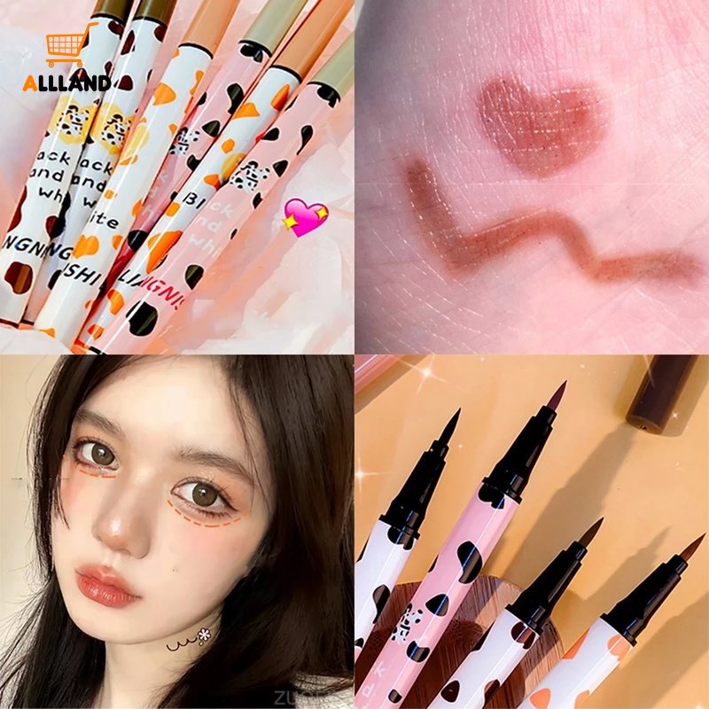 Bút Kẻ Mắt / Phấn Mắt Dạng Lỏng Màu Nâu Siêu Mịn Chống Nước Mau Khô