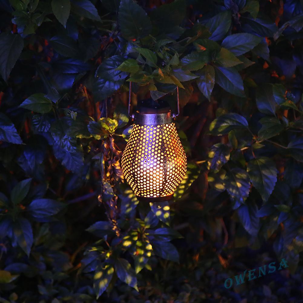 Owen  Solar Power LED Lantern Outdoor Garden Hanging Landscape Light